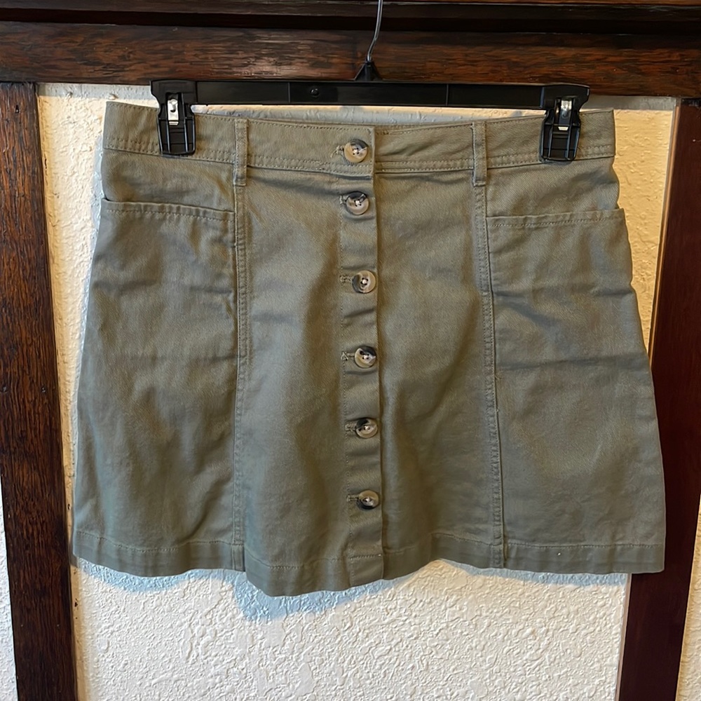 Olive Green Skirt